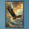 (40*60cm)Eagle - Full Round Drill Diamond Painting