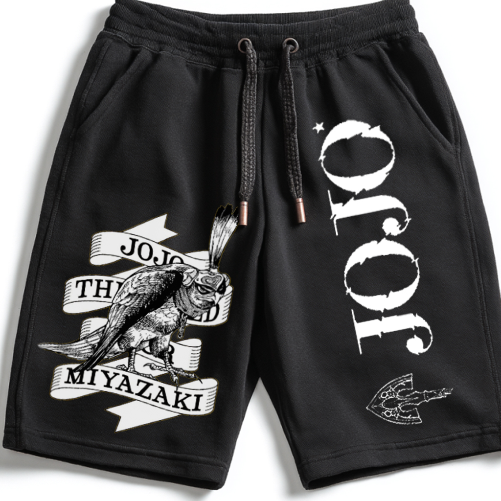 Stylish Graphic Shorts For Casual Wear - Perfect For Anime Fans