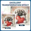 Diamond Painting -DIY Round Drill Love Puppy(40x40cm)