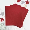 10 Pack | Burgundy Self-Adhesive Glitter DIY Craft Foam Sheets - 12"x10"