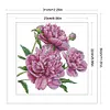 Peony-14CT Stamped Cross Stitch 31*30cm/12.2*11.81in tapestrymarket