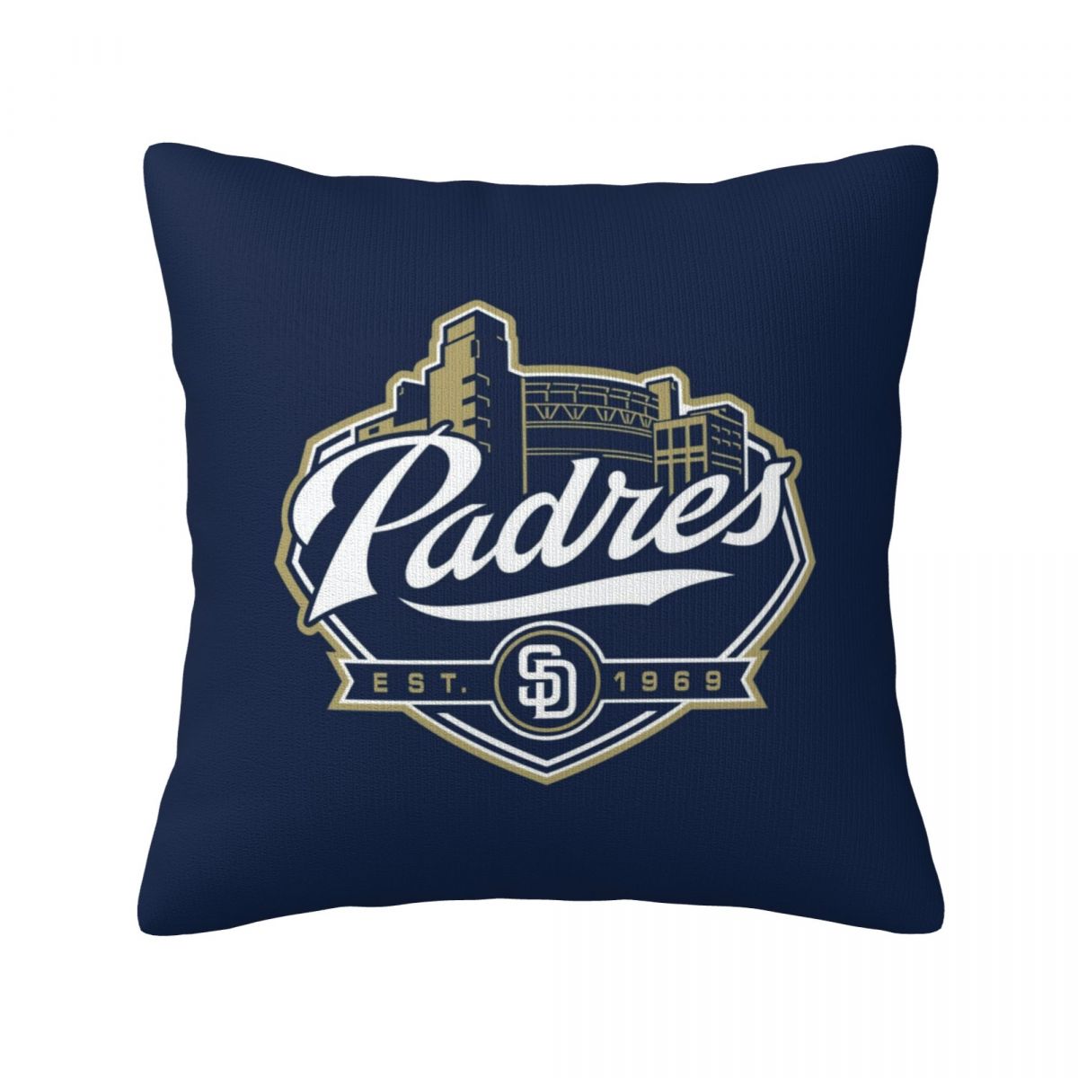 San Diego Padres Petco Park Logo Decorative Throw Pillow