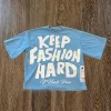 Street Lettering Printed Crew Neck T-Shirt