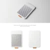 MagSafe Magnetic Suction Mobile Phone Holder Anti-Theft Brush Carbon Fiber Apple Huawei Ultra-Thin Card Holder (White）