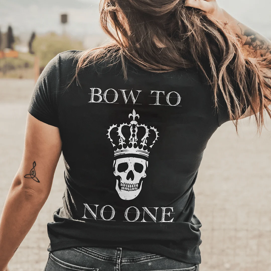 Livereid Bow To No One T-shirt - Livereid
