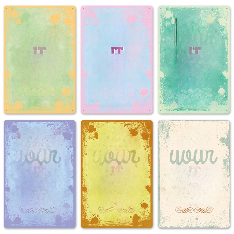 Beer Vintage Tin Painting Bar Background Wall Decoration Painting Home Frameless Iron Pendant