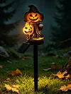 Halloween Yard Decor Solar Stake Light Outdoor Warm LED Garden Light