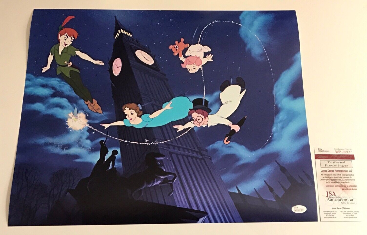 MARGARET KERRY Signed TINKER BELL 16x20 Photo Poster painting PROOF Autograph Disney JSA COA