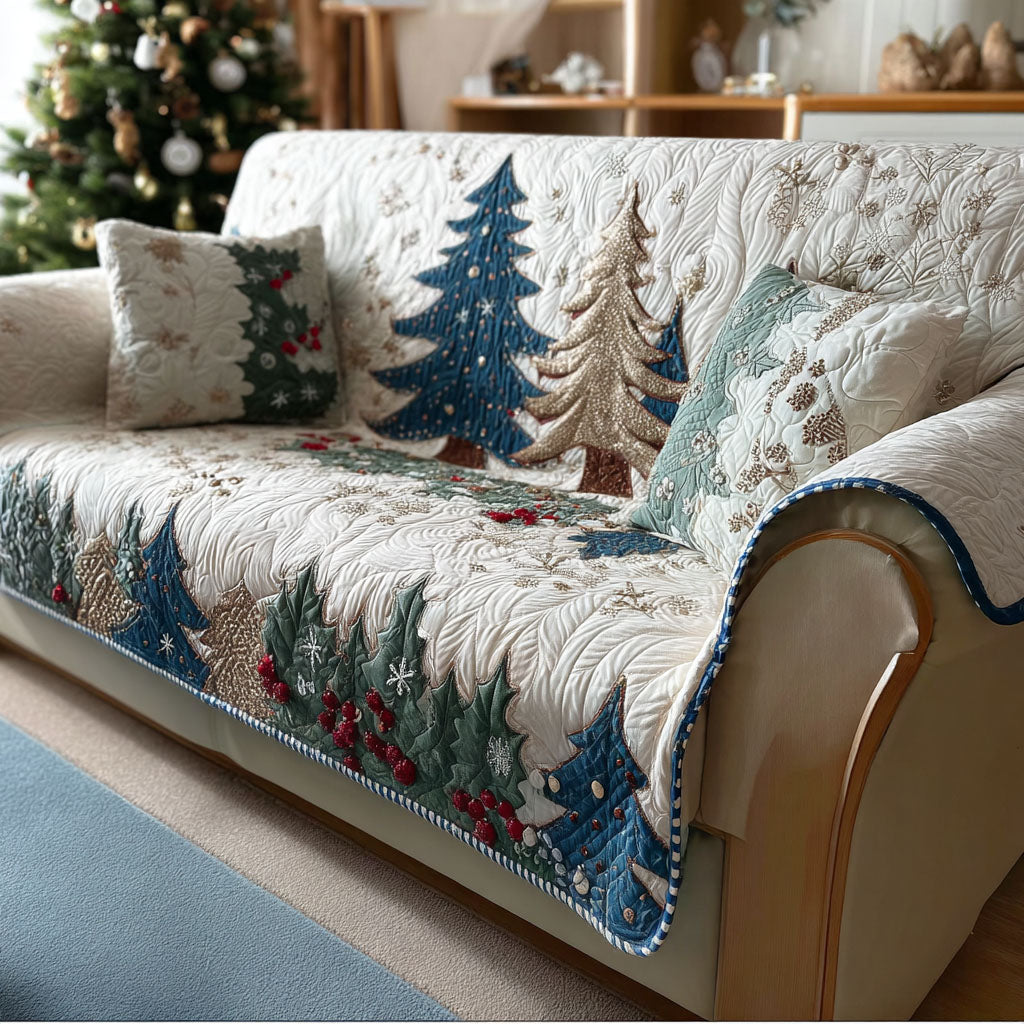 Alpine Tree Lane Quilted Sofa Cover NCU0PT10586 everthome