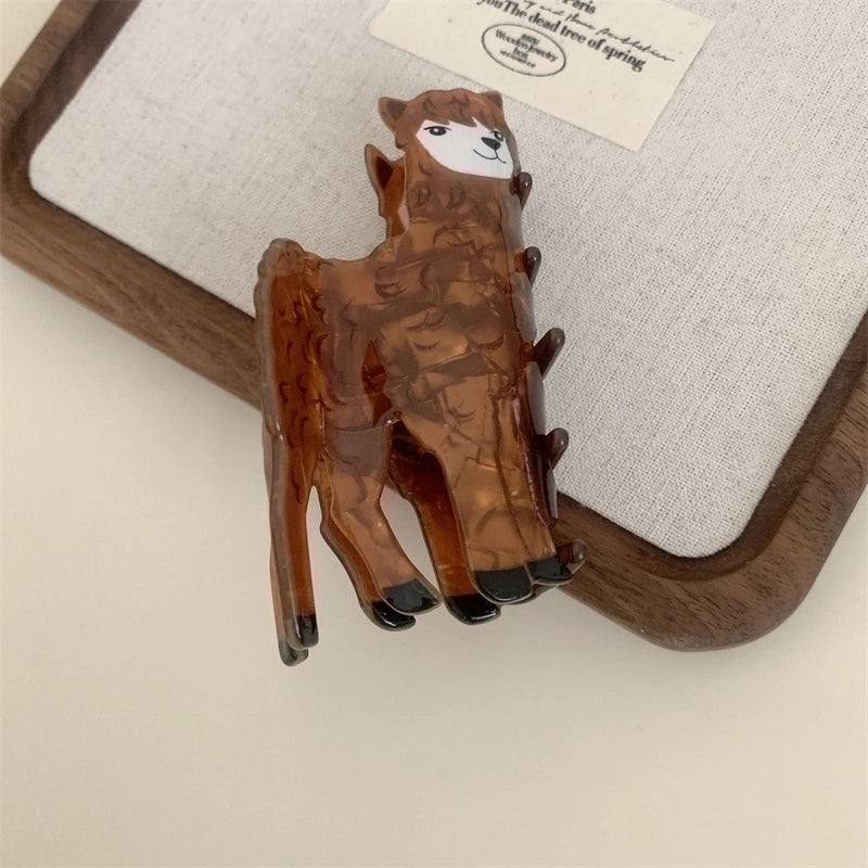 Women’s Korean Style Animal Acetic Acid Sheets Hair Claws