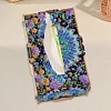 Diamond Painting Tissue Box Kits Decorative Rhinestone Craft Kit (Peacock)