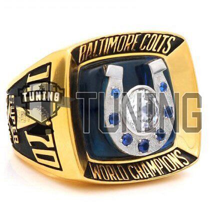 Super Bowl V 1970 Baltimore Colts Championship Ring