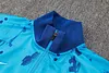 Joyfball 2024/2025 Chelsea Long Zipped Jacket Blue Ink Ejection Football Shirt 1:1 Thai Quality