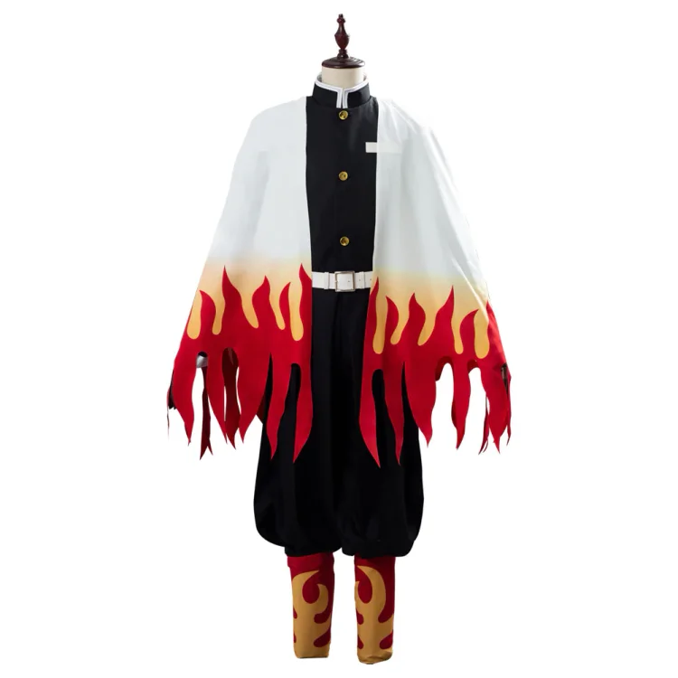 Demon Slayer: Kimetsu no Yaiba Rengoku Kyoujuro/Kyoujurou Uniform Cosplay Costume