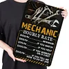 Mechanic Price List - Metal Tin Signs(8*12Inch/12*16Inch) - Garage