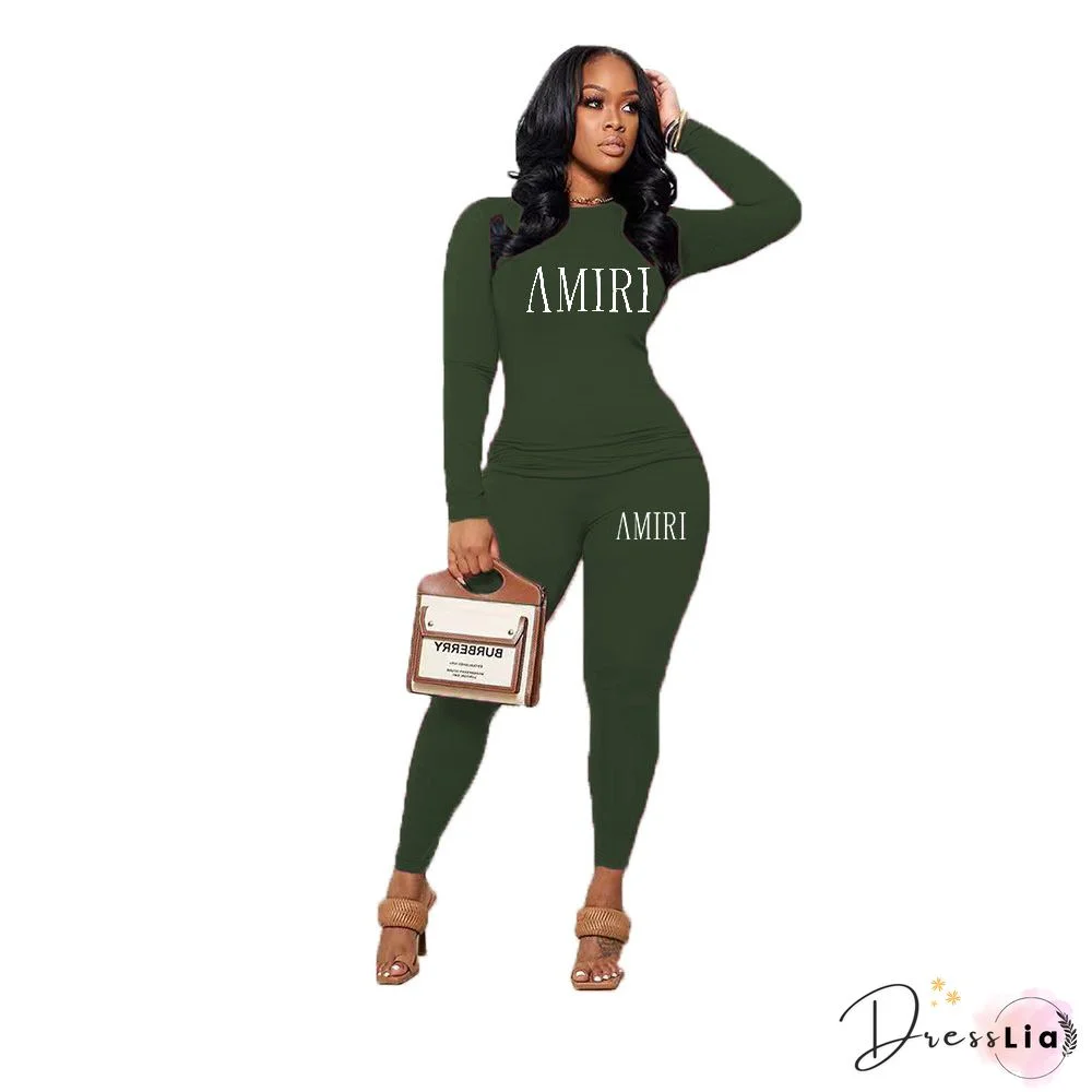 XS Long Sleeve Slim T Shirt Tops Skinny Pants Outfits