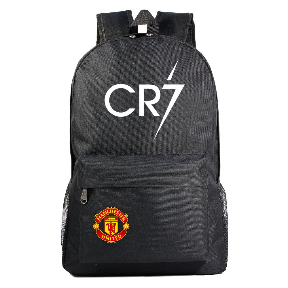 Buzzdaisy Cristiano Ronaldo Waterproof Canvas Backpack with 15-Inch Laptop Compartment