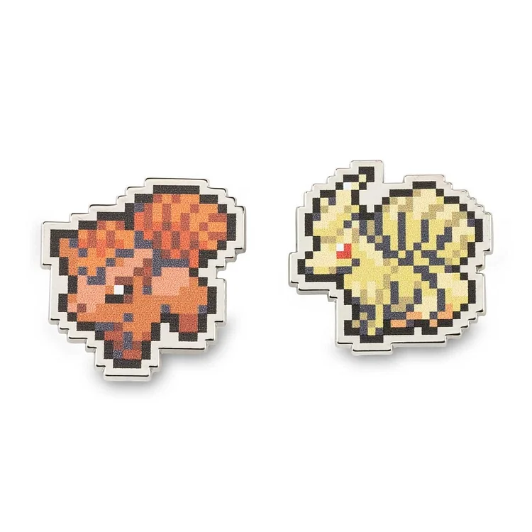 Vulpix & Ninetales Pokémon Pixel Pins (2-Pack)