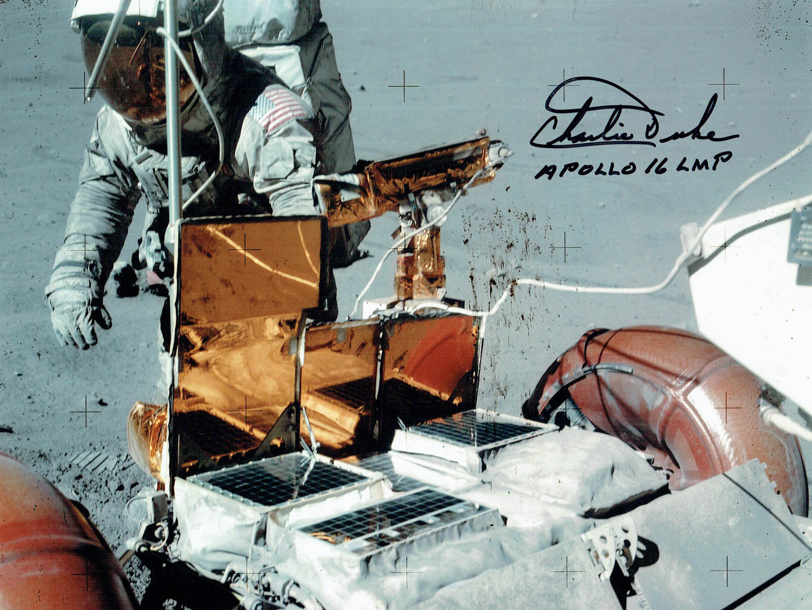 Charlie DUKE Apollo 16 LMP Astronaut Signed Autograph 10x8 Photo Poster painting 5 COA AFTAL