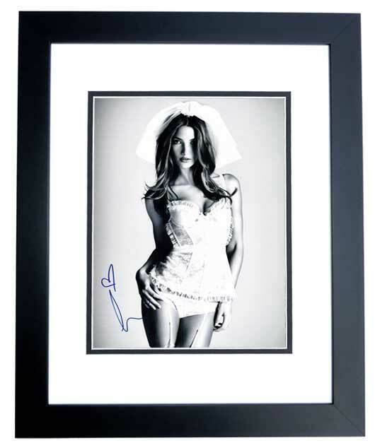 Lily Aldridge Signed Autographed Victoria's Secret + Swimsuit Model Photo Poster painting FRAMED