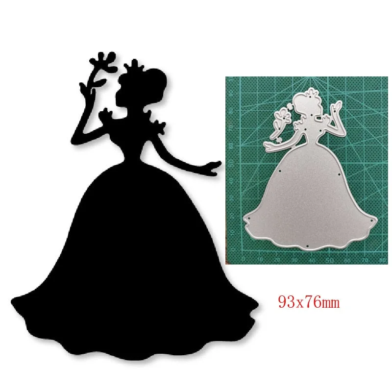 2021 New Craft Dies Africa Woman Metal Cutting Dies Cut Die Mold Decoration Scrapbook Dies Knife Mould Blade Punch Stencils Dies