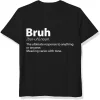 Bruh Definition Printed Men's Short Sleeves T-Shirt