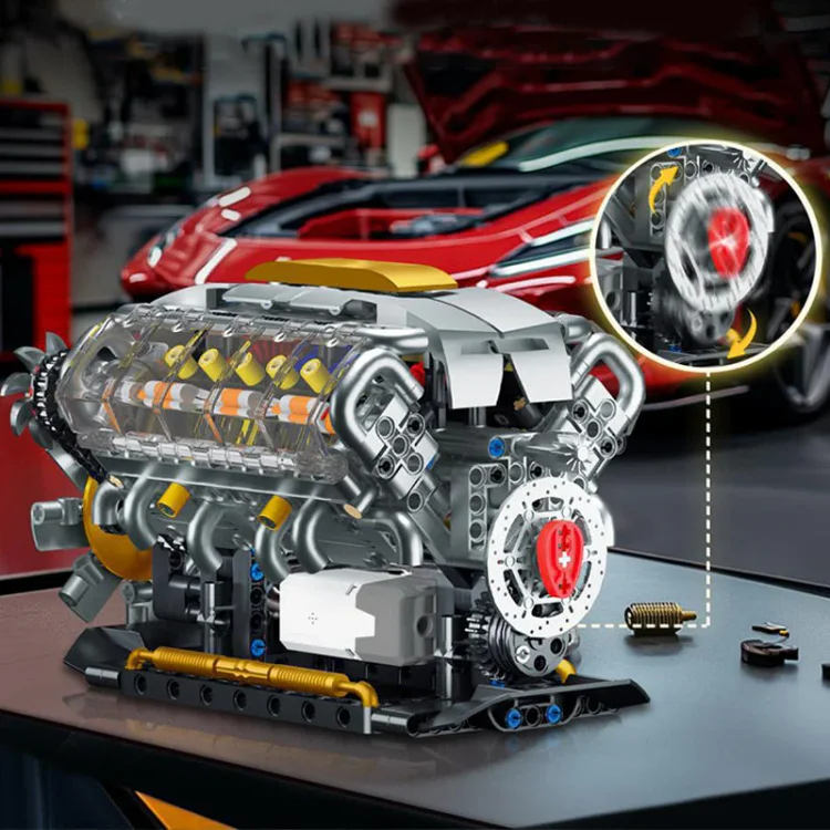 🎉Last Day Promotion 50% OFF + FREESHIPPING🔥 - Gasoline OHV V8 Small-block Engine Model Kits