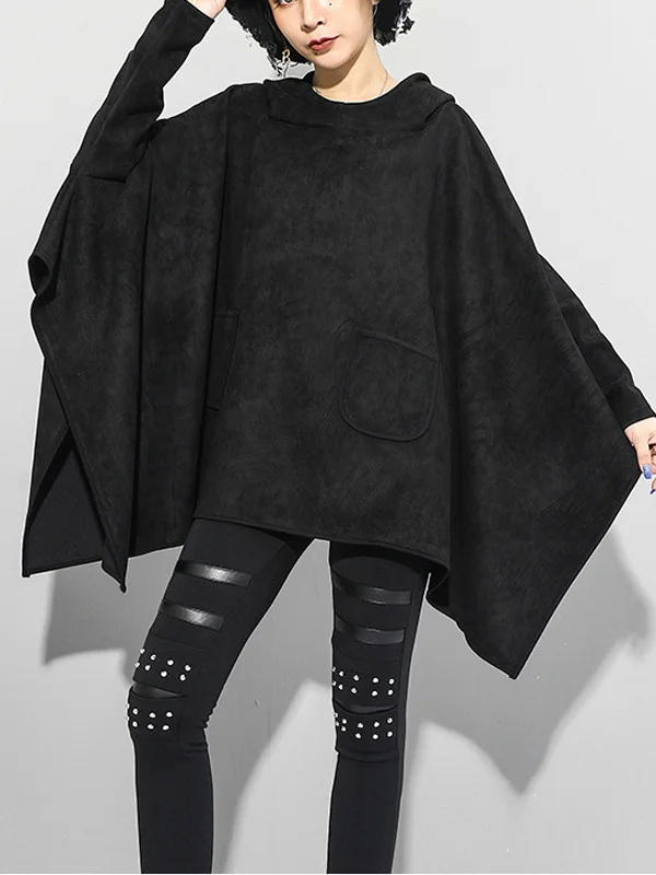 Women Hooded Loose Casual Coat