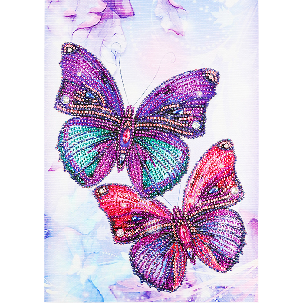 Butterfly 30x40cm(canvas) beautiful special shaped drill diamond painting