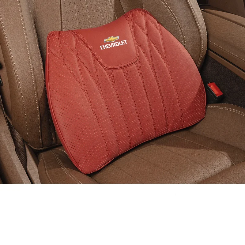 Napa Leather Car Seat Cushion Lumbar Seat Cushion