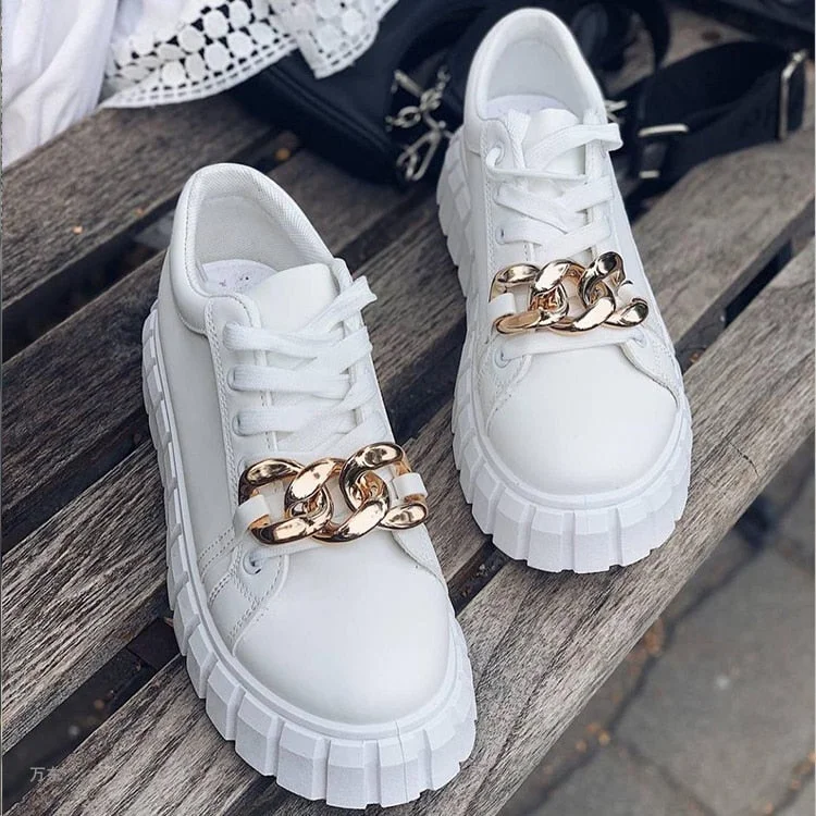 2021 Fashion New Designer Hot Sale White Shoes Size 43 Female Platform Sneakers Women Tenis Feminino Casual Female Shoes Woman