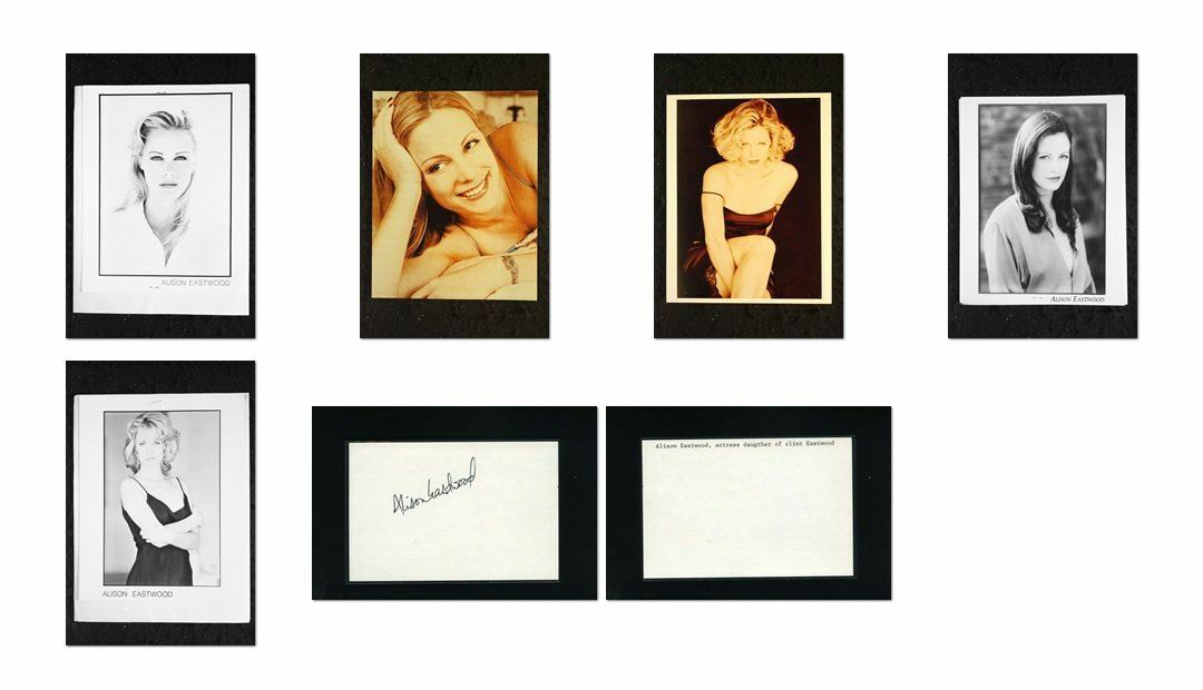 Alison Eastwood - Signed Autograph and Headshot Photo Poster painting set - Friends & Lovers