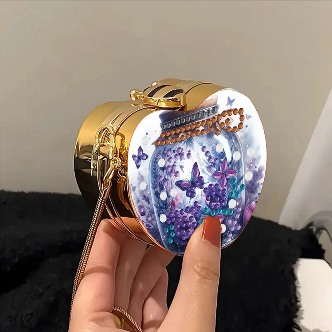 Butterfly DIY Acrylic Love Art Diamond Painting Coin Purse with Chain for Women
