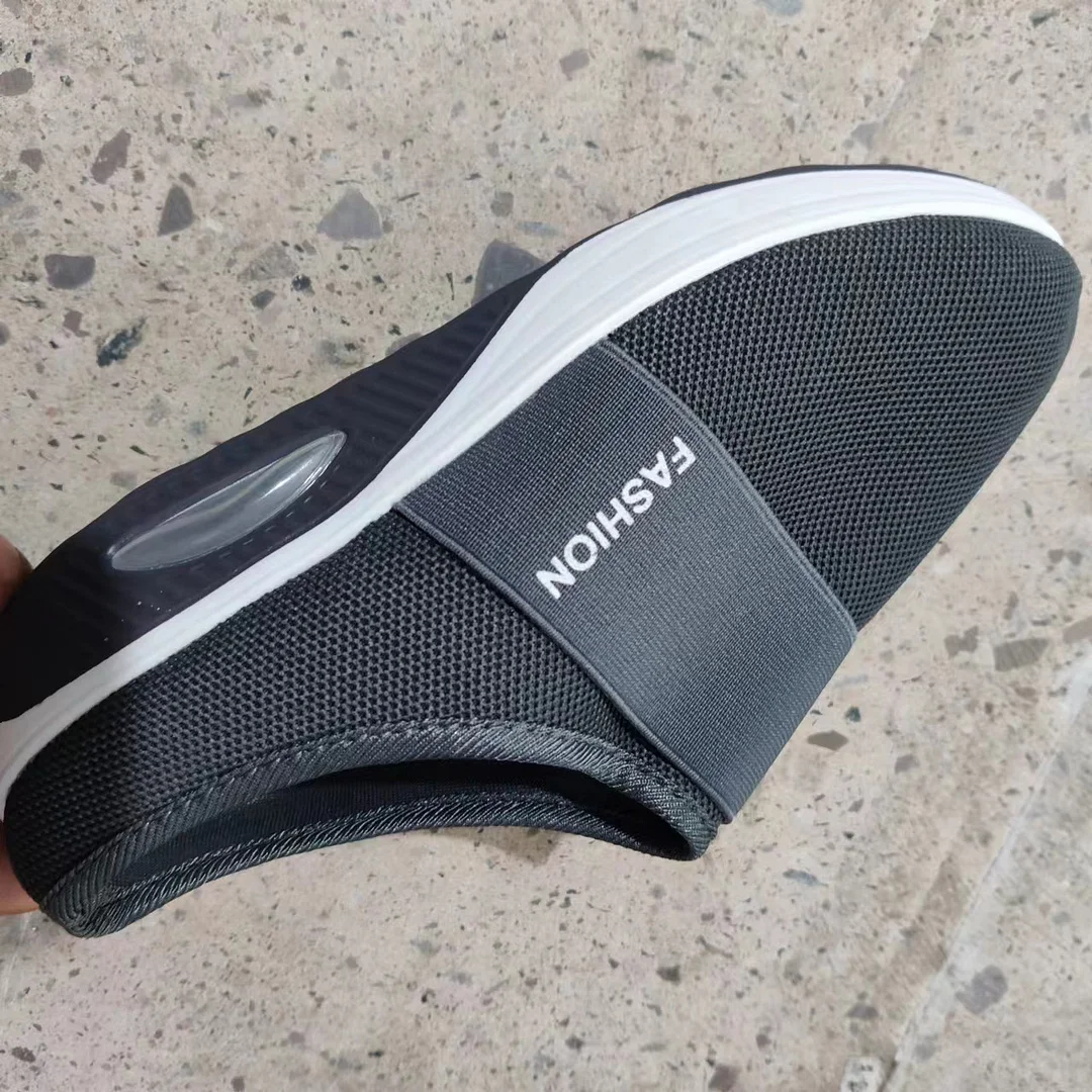 Breakj Breakj Summer Large-Size Lazy One Foot Pedaled Net Thick Bottom Slippers Women Slope And Slippers Women