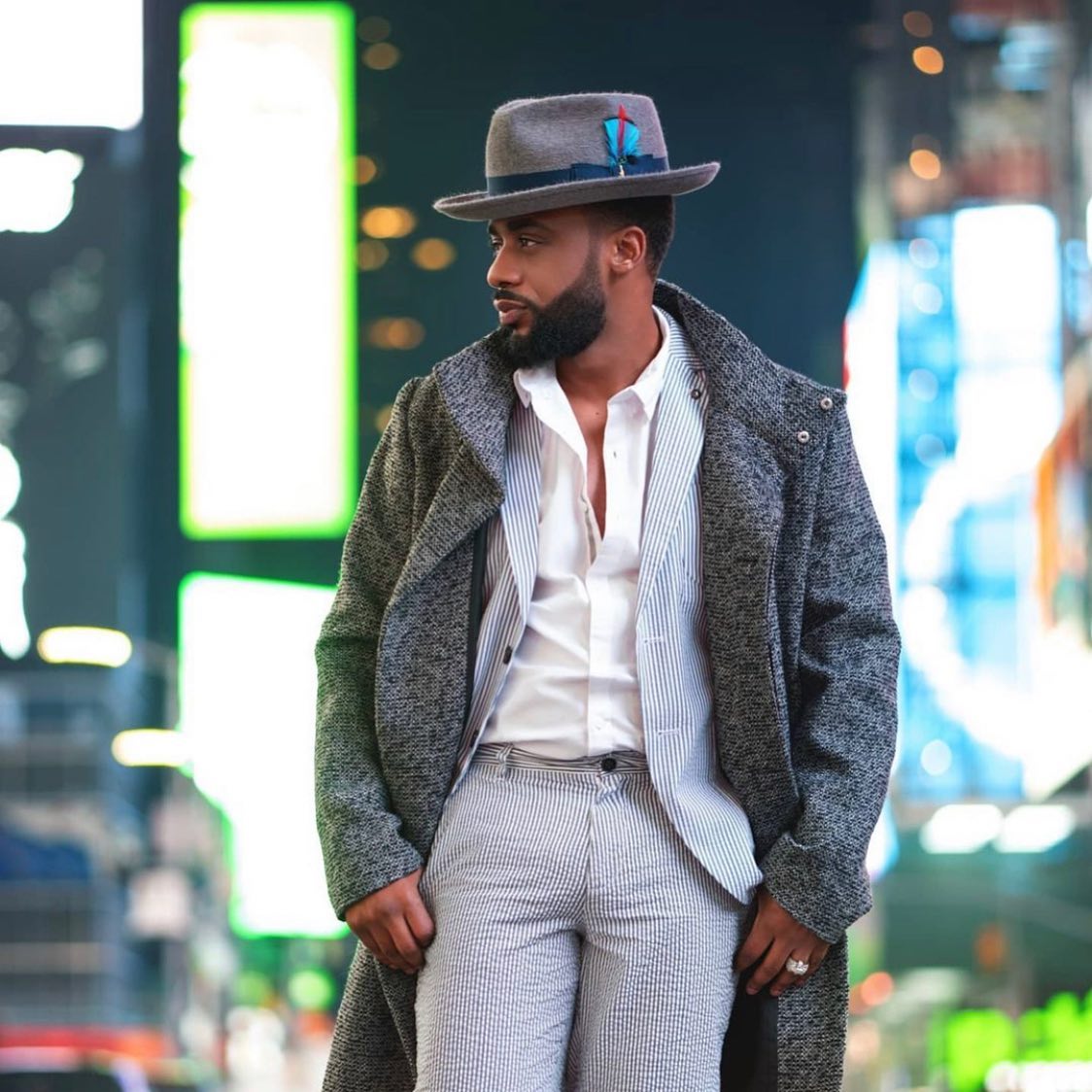 Miller Ranch Fedora -4 COLORS- Casablanca - Long Hair Fur Felt Fedora [Fast shipping and box packing]