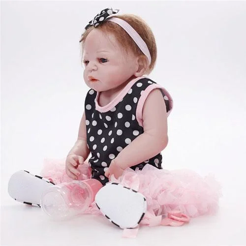 22" Sarah Full Silicone Reborn Baby Doll Girl - Reborn Shoppe