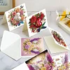 uk.everydayedeals 6Pcs DIY Diamond Painting Greeting Card - Heart Wings