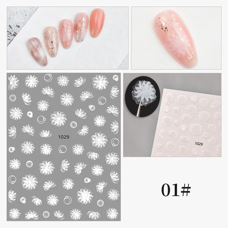 1Pc 3D Halloween Nail Stickers Anime Joker Spider Snake Sliders Nail Art Stickers Adhesive Christmas Decals Snowflake Decor-Nail Inspo