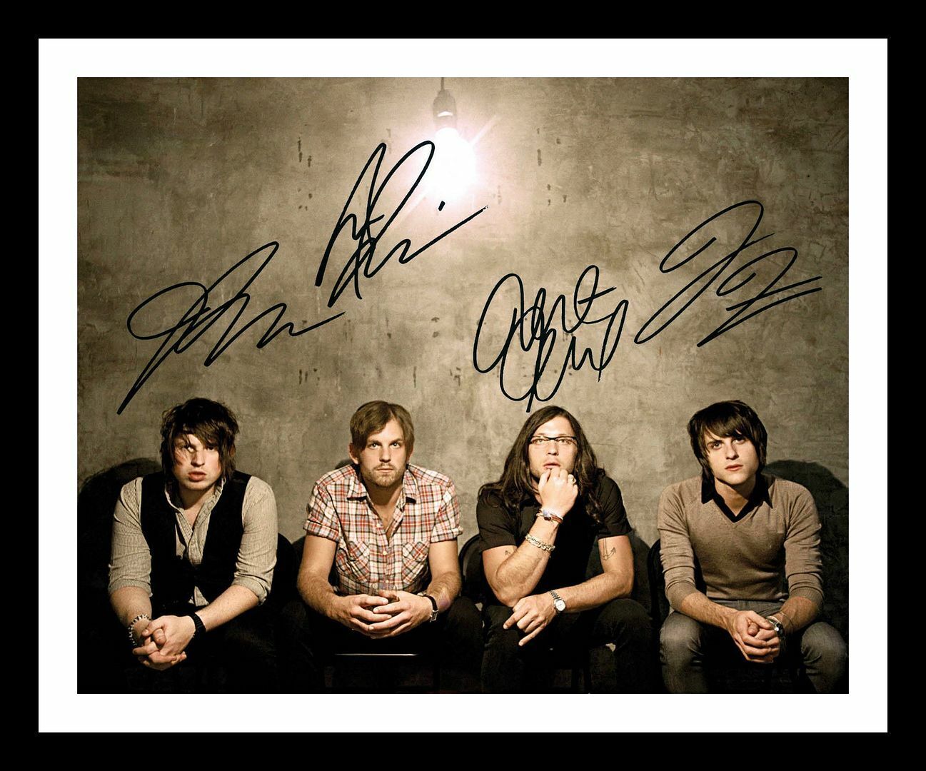 Kings Of Leon Autograph Signed Photo Poster painting Print 1