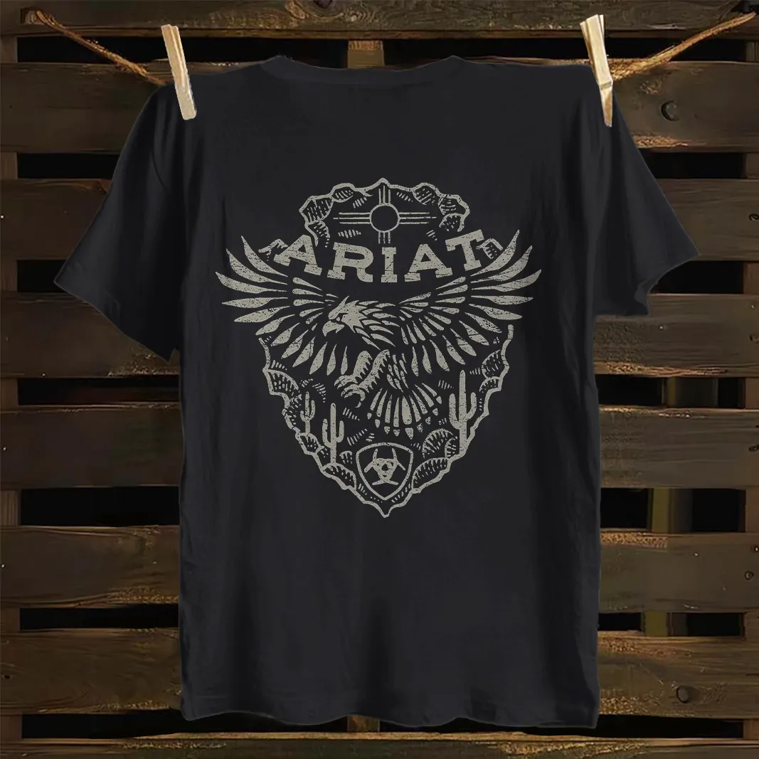 Distressed Eagle Graphic Men's T-shirt