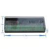 30pcs Diamond Grinding Heads Burr File Rotary Tool Jade Carving Drill Bit