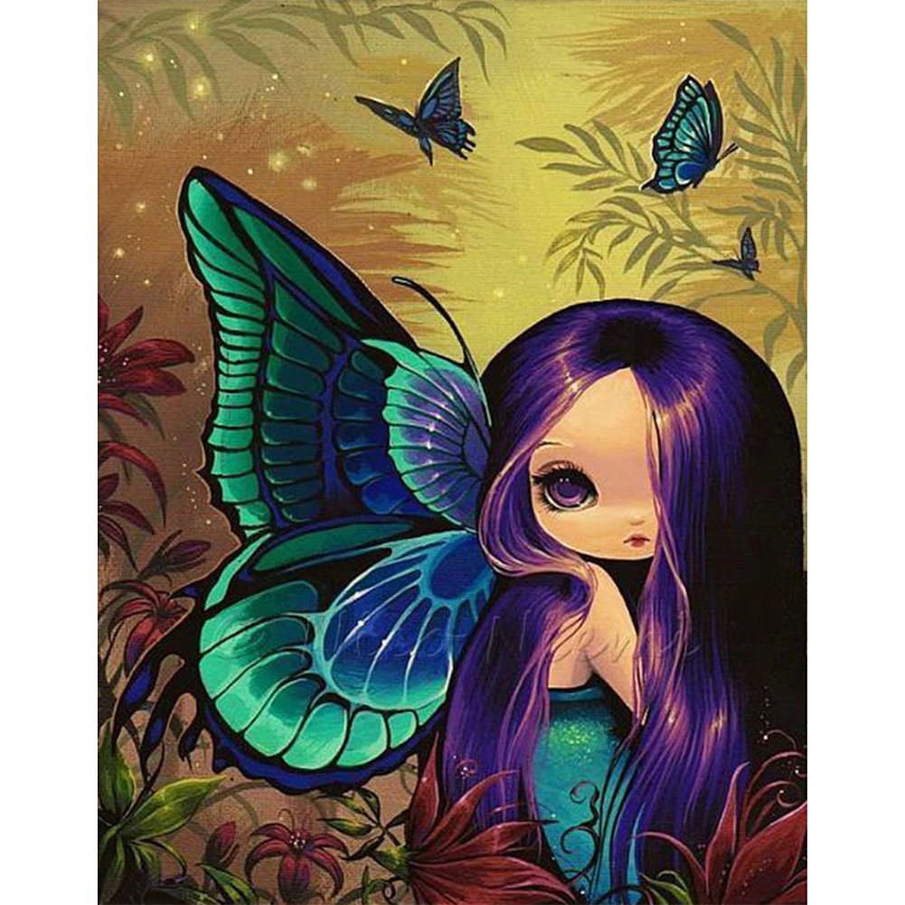 Фэнтези красивые девушки с бабочками