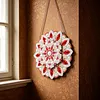 DIY Double Layer Rotatable Mandala Diamond Painting Hanging Kits Crystal Rhinestone Art Pendants for Adults Gift Home Wall 