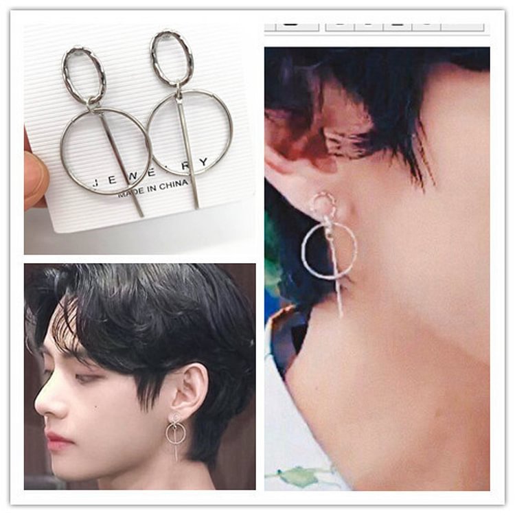 BTS Concert V Same Cool Earrings