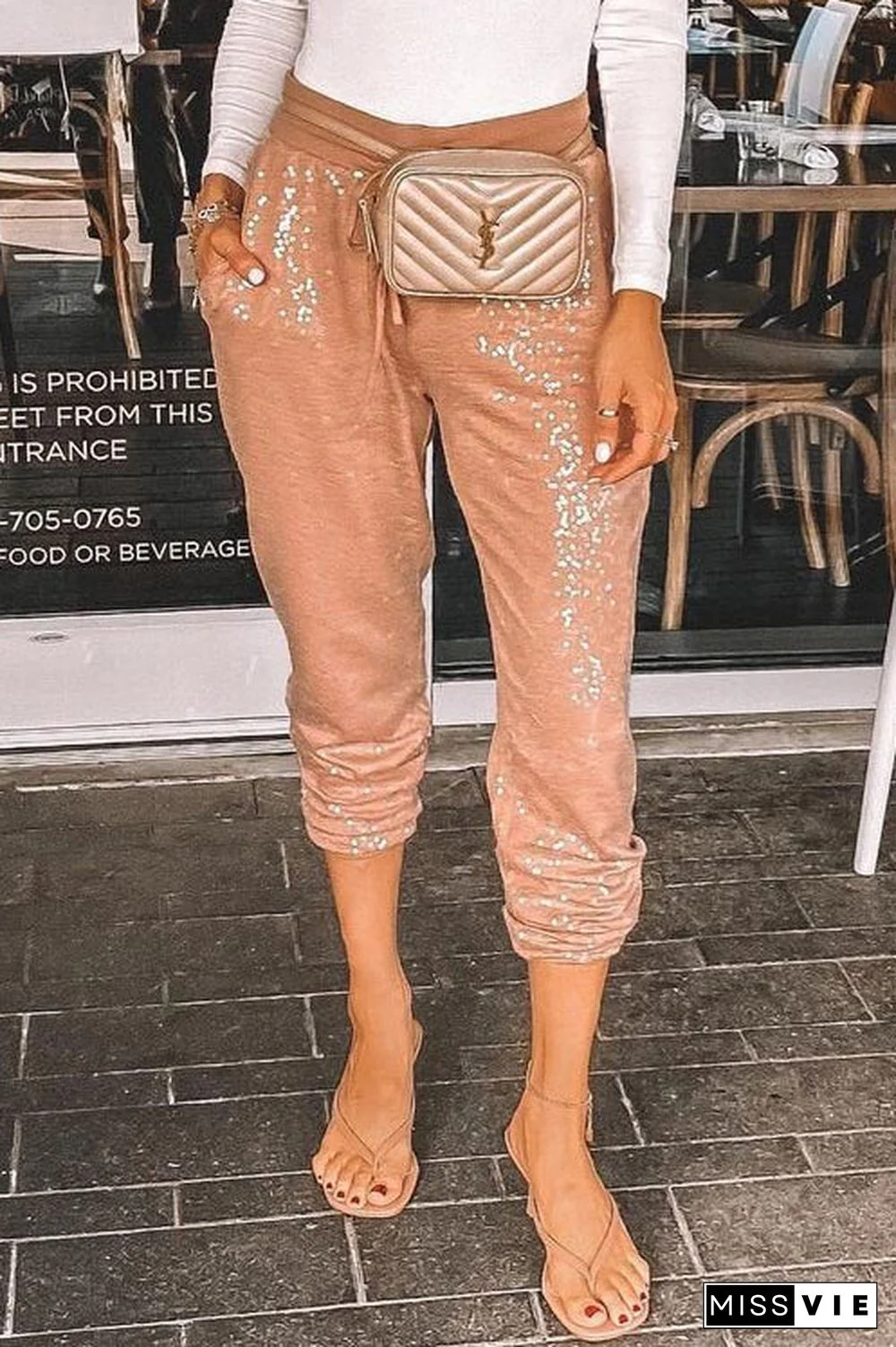 Show Your Sparkle Sequin Joggers