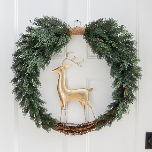 Nostalgic Deer Wreath