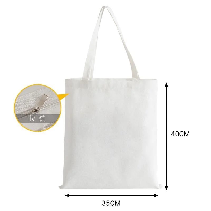 Products Cheap Portable Eco Custom Canvas Cotton Tote Bag Women With Custom Printed Logo Pattern Eco Bag Ladies Shoulder Bag