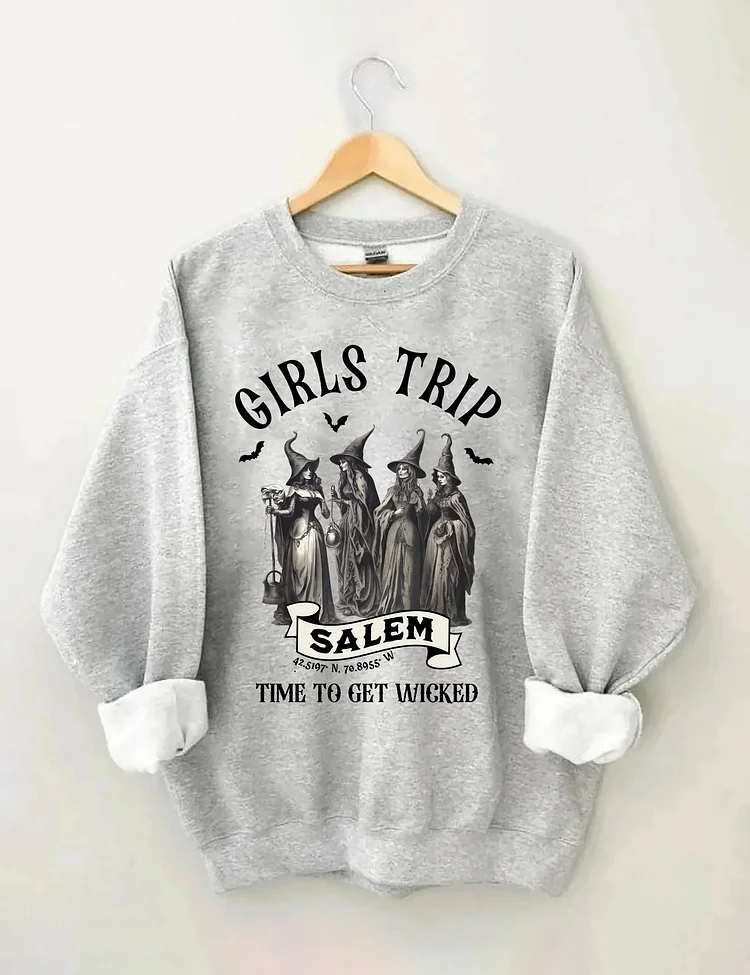 Girls Trip Salem Massachusetts Sweatshirt socialshop