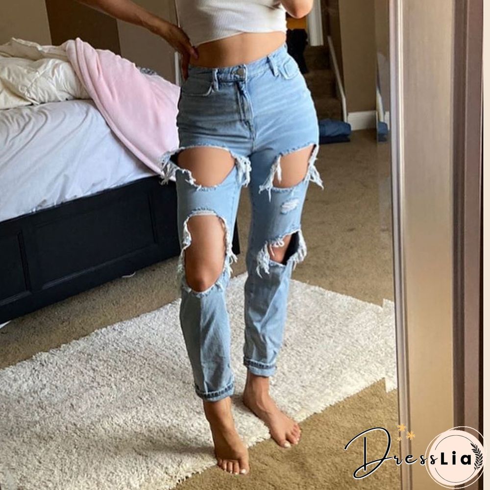 Wide Leg Straight Leg Jeans For Women Wq48