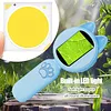 Kids Cat Shape Digital Magnifying Glass 2.0Inch Handheld Microscope for Kid Gift